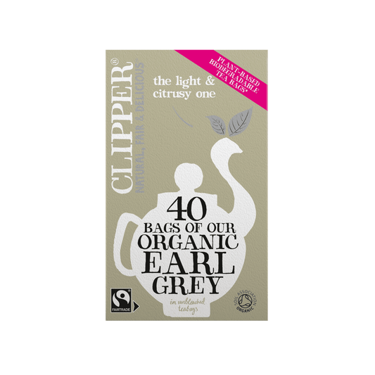 Clipper Fairtrade Organic Earl Grey Tea Bags - 96g
