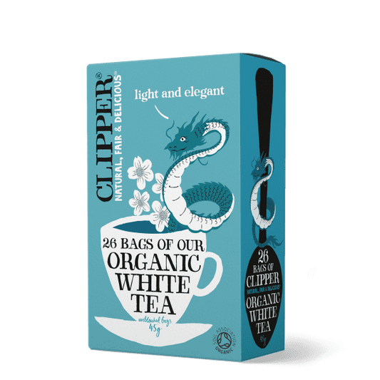 Clipper Fairtrade Organic White Tea Bags - 45g