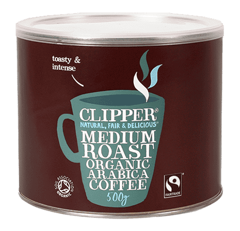Clipper FT Medium Roast Organic Arabica Coffee - 500g