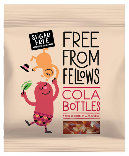 10 x Free From Fellows Cola Bottles - 100g