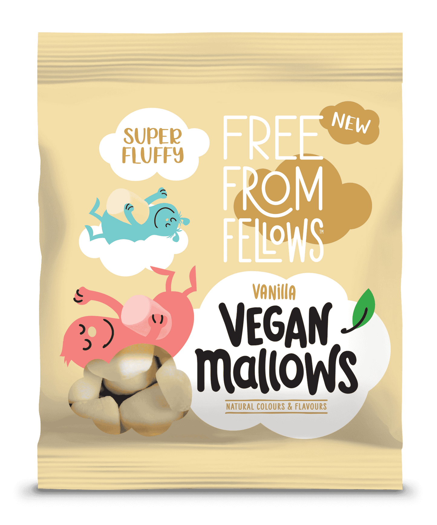 10 x Free From Fellows Vanilla Mallows - 105g