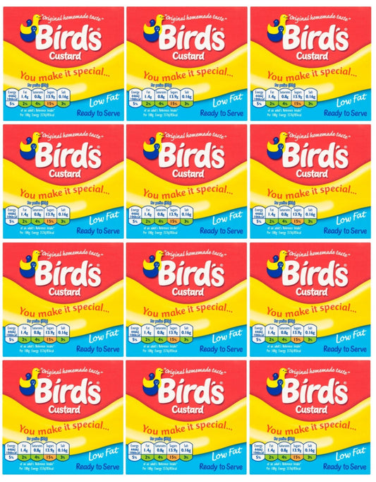 12 x Bird's Custard Carton 500G