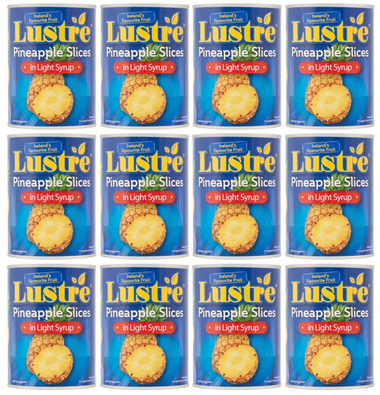 12 x Lustre Pineapple Slices In Natural Juice 565G