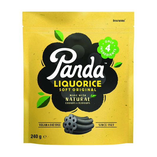 12 x Panda  Natural Liquorice Cuts - 240g