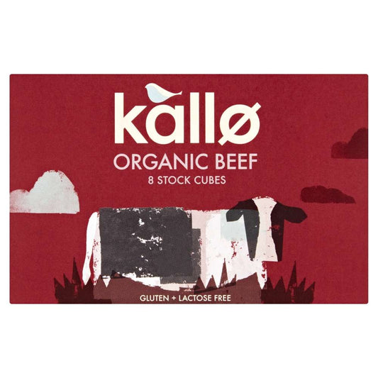 Kallo Organic Beef Stock Cubes 8 pack - 88g