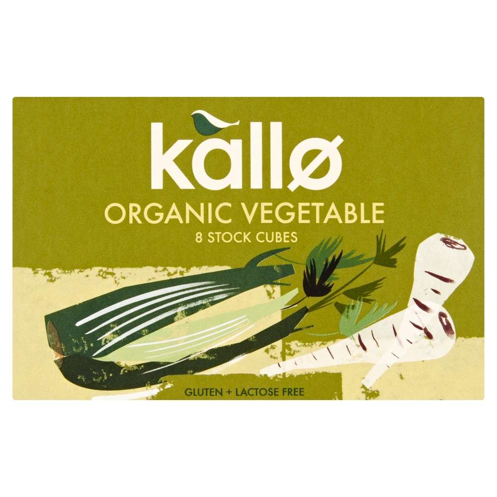 Kallo Organic Vegetable Stock Cubes - 88g