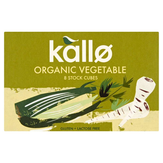 Kallo Organic Vegetable Stock Cubes - 88g
