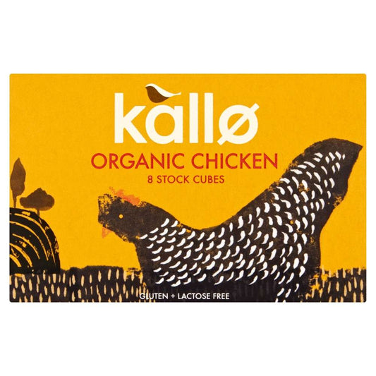 Kallo Organic Chicken Stock Cubes - 88g