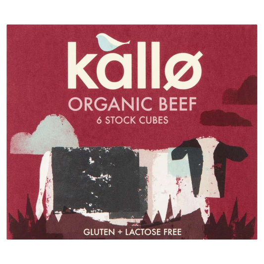Kallo Organic Beef Stock Cubes - 66g