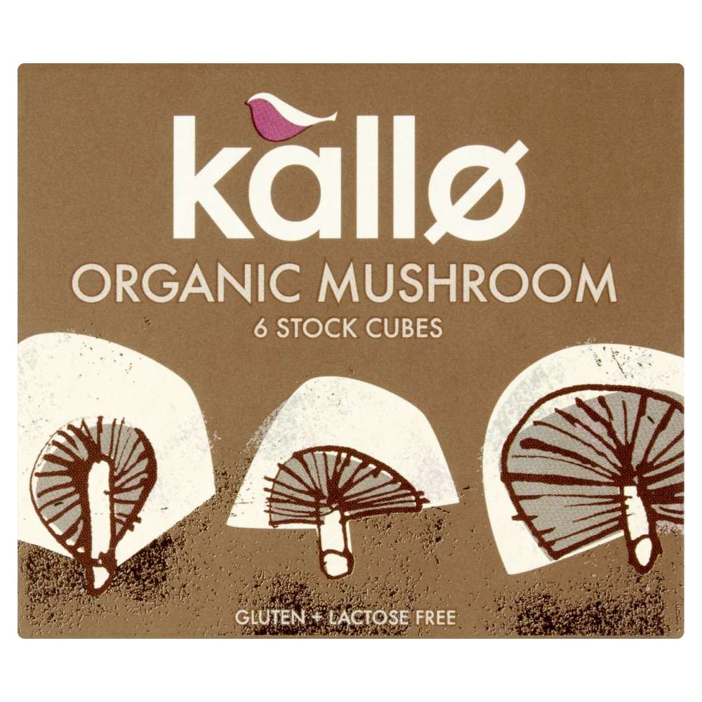Kallo Organic Mushroom Stock Cubes - 66g