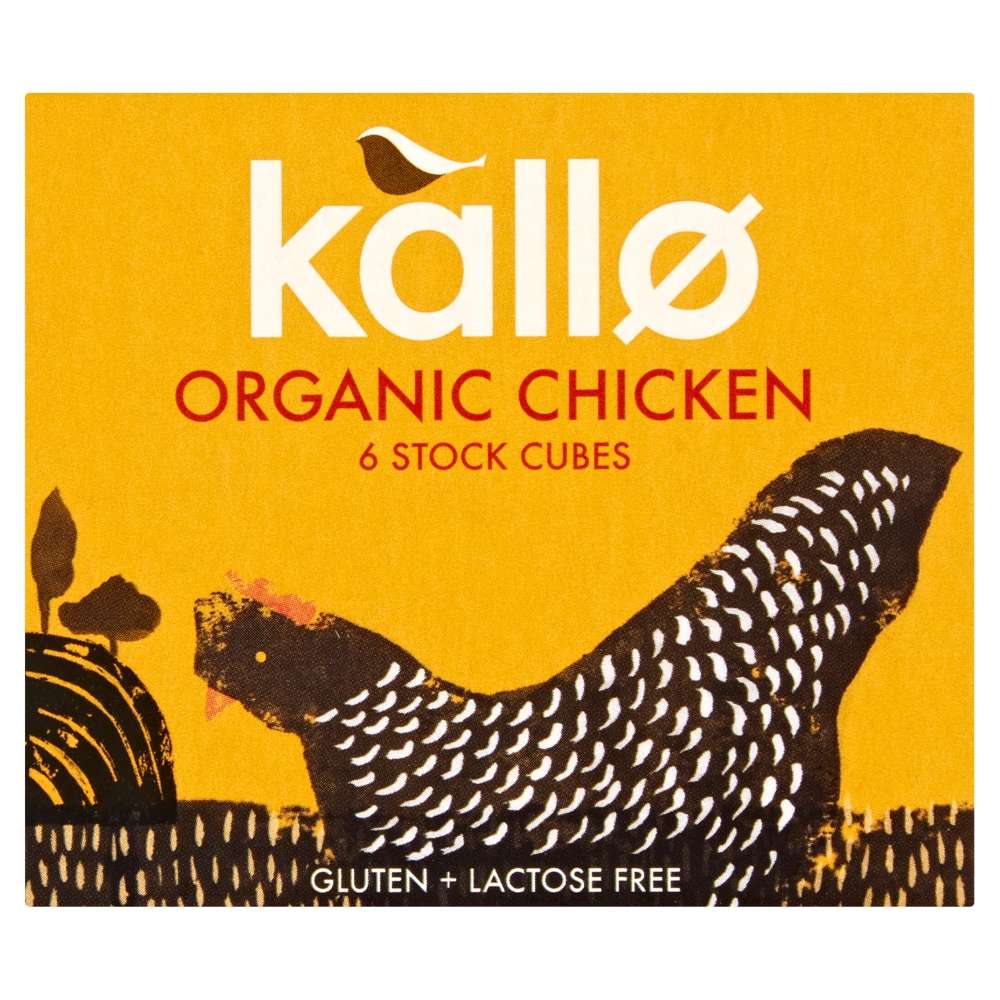 Kallo Organic Chicken Stock Cubes - 66g