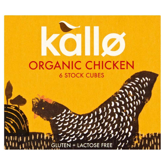 Kallo Organic Chicken Stock Cubes - 66g