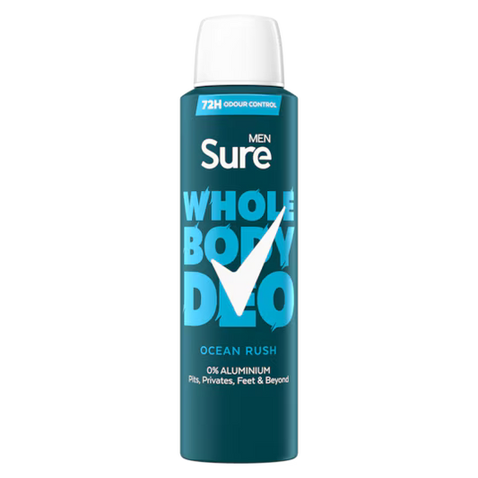 6 x Sure Men Whole Body Ocean Rush - 150ML