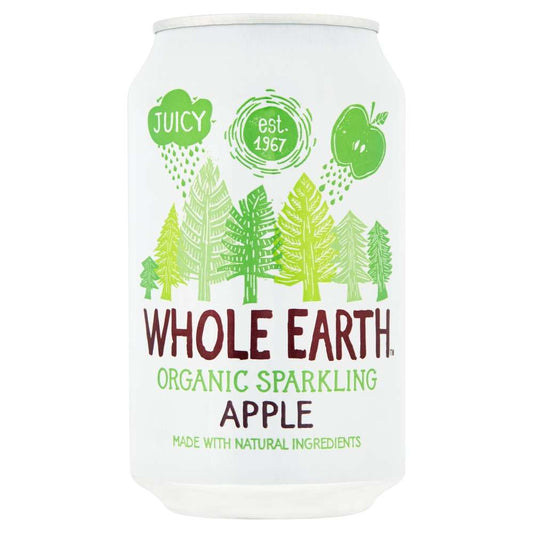 24 x Whole Earth Sparkling Apple - 330ml