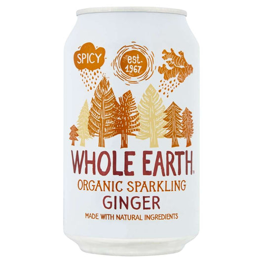 24 x Whole Earth Sparkling Ginger - 330ml