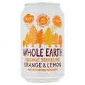 24 x Whole Earth Sparkling Orange & Lemon - 330ml