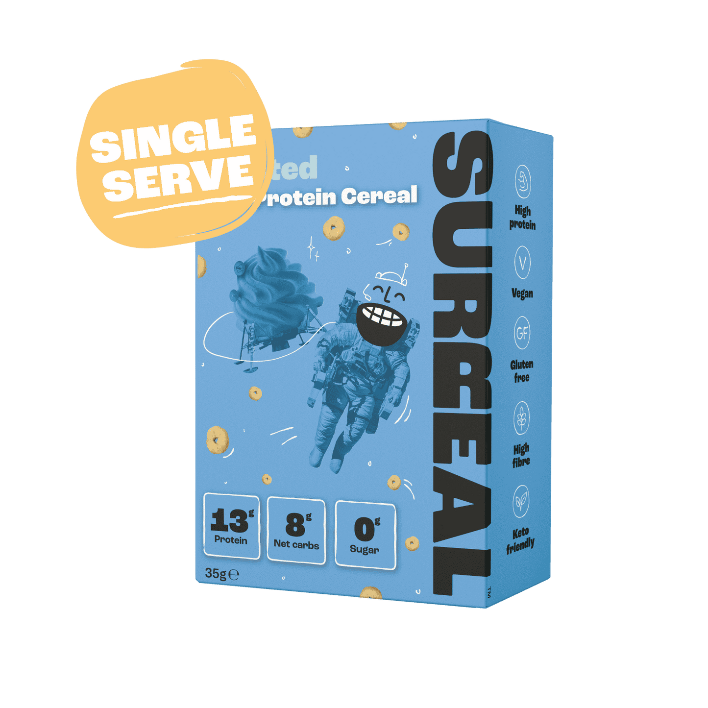 Surreal Frosted flavoured High protein cereal - 35g