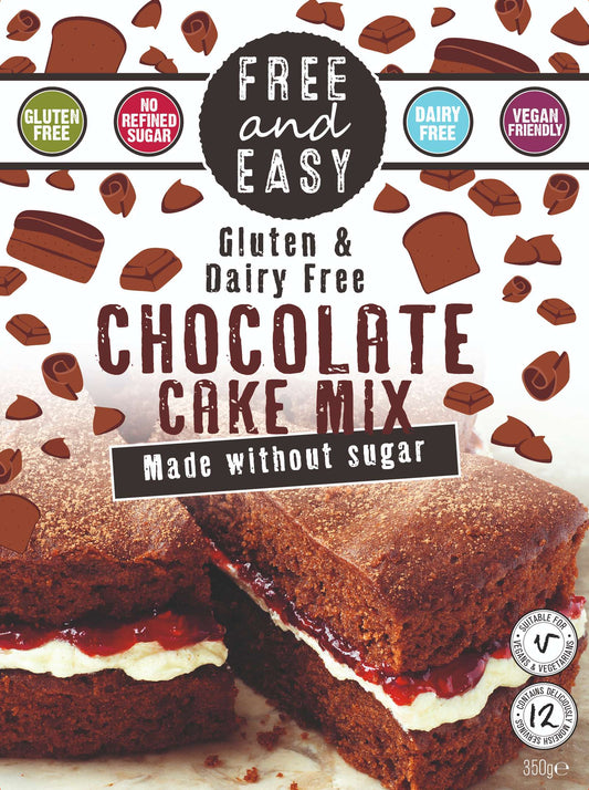Free & Easy Chocolate Cake Mix - 350g