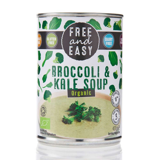 Free & Easy Organic Broccoli & Kale Soup - 400g