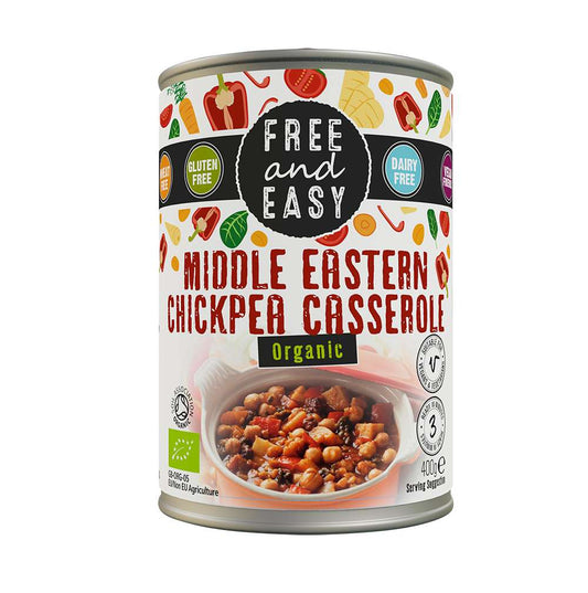 Free & Easy Org Middle Eastern Chickpea Casserole - 400g