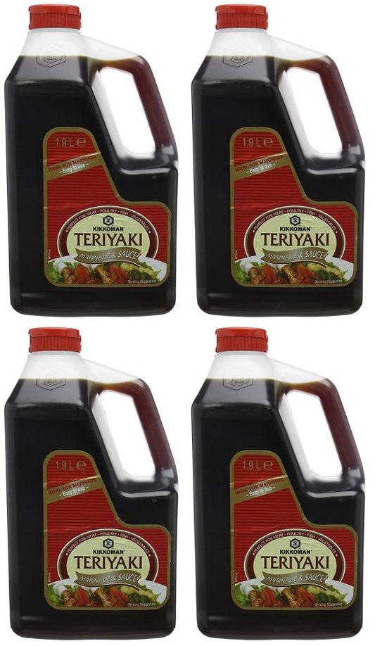 4 x Kikkoman Teriyaki Marinade 1.9L