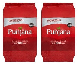 2 x Thompson's Punjana - 1100 Tea Bags (2.5Kg)