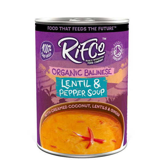 RIFCo Organic Balinese Lentil & Pepper Soup - 400g