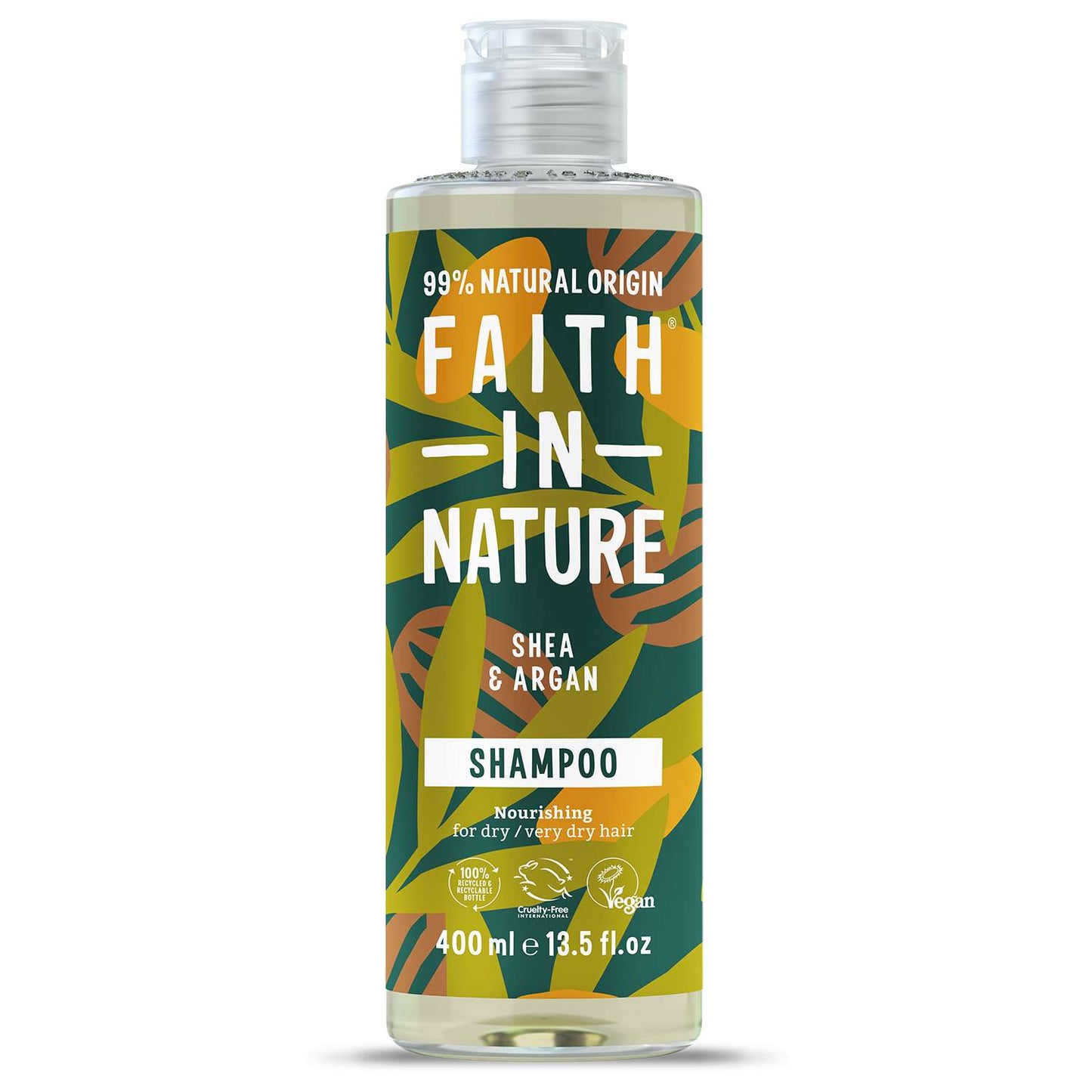 Faith In Nature Shea & Argan Shampoo - 400ml
