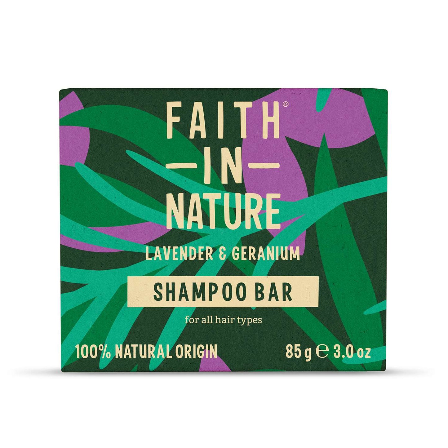 Faith In Nature Lavender & Geranium Shampoo Bar - 85g