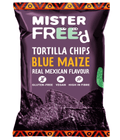 12 x Mister Free'd Tortilla Chips with Blue Maize - 135g