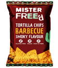 12 x Mister Free'd Tortilla Chips with Barbecue - 135g