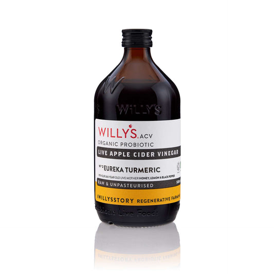 Willy's Organic Turmeric & Eureka Lemon ACV - 500ml
