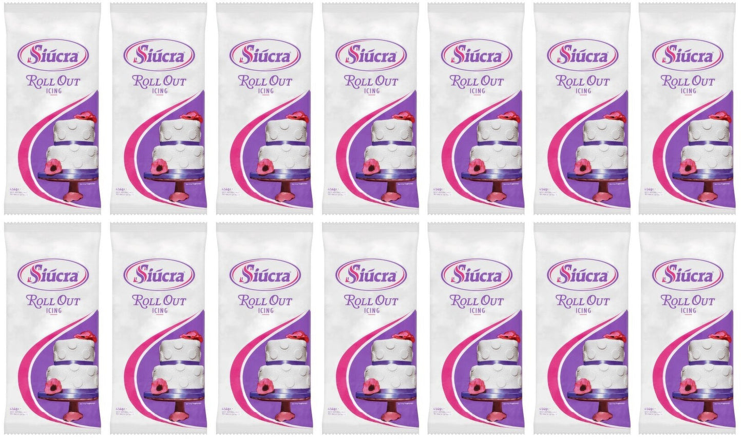 14 x Siúcra Roll Out Icing 454G