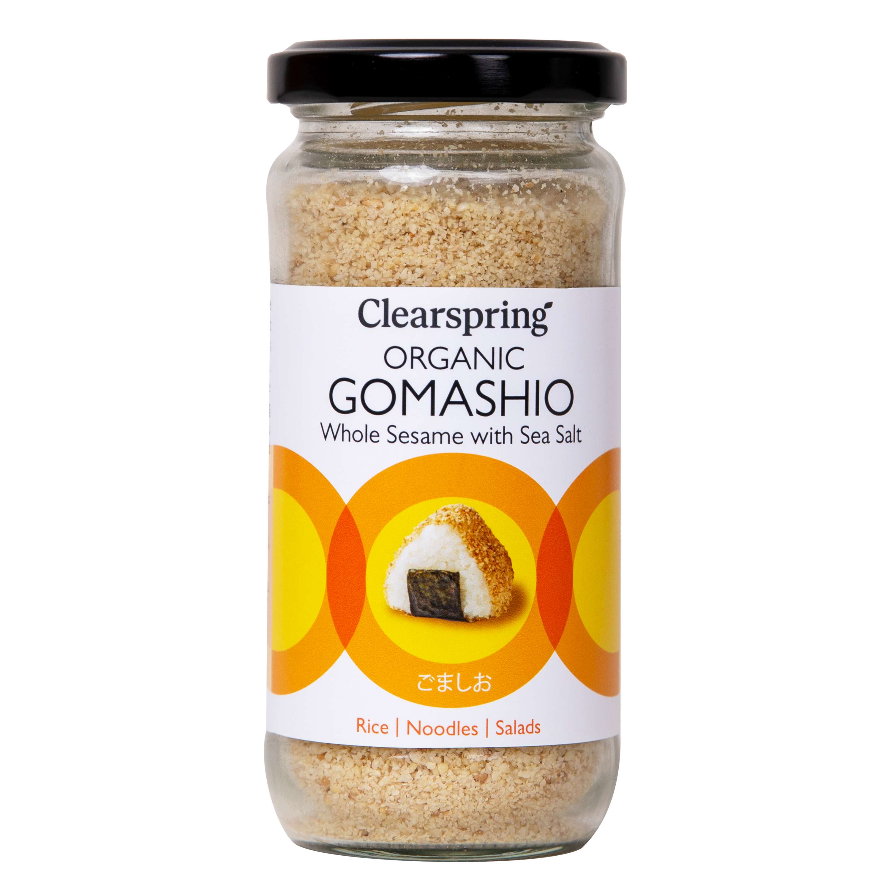 Clearspring Org Gomashio Whole Sesame with Sea Salt - 100g