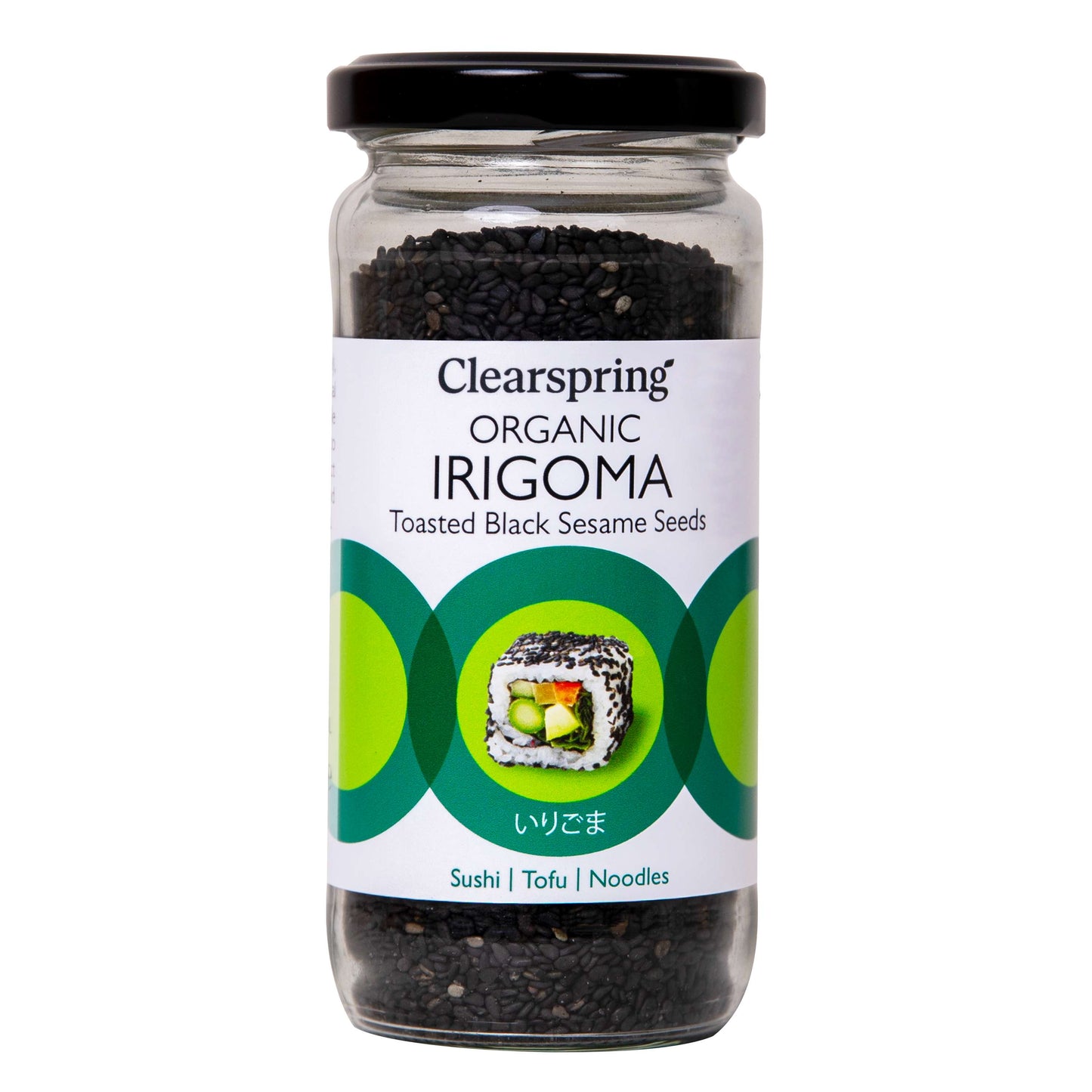 Clearspring Org Irigoma Toasted Black Sesame Seeds - 100g