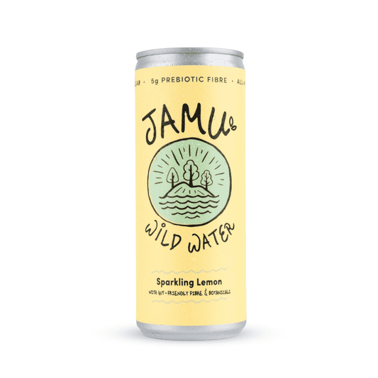 12 x Jamu Wild Water Natural Sparkling Lemon - 250ml