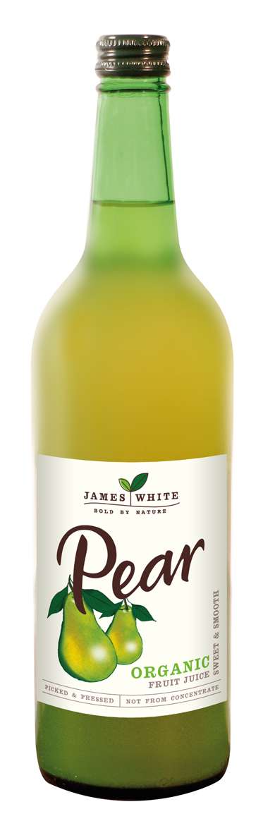 6 x James White Organic Pear Juice - 750ml