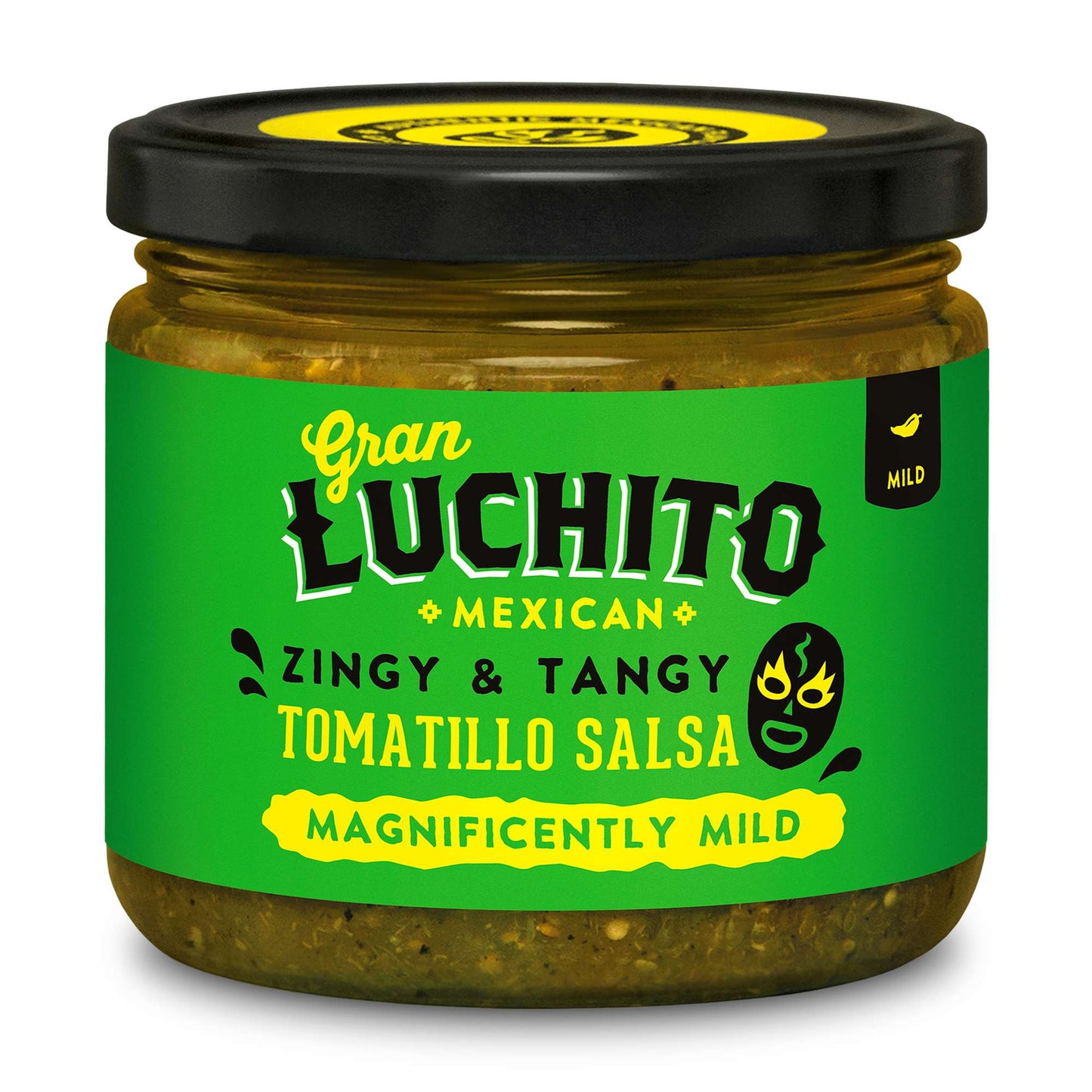 6 x Gran Luchito Zingy and Tanbgy Tomatillo Salsa - 300g