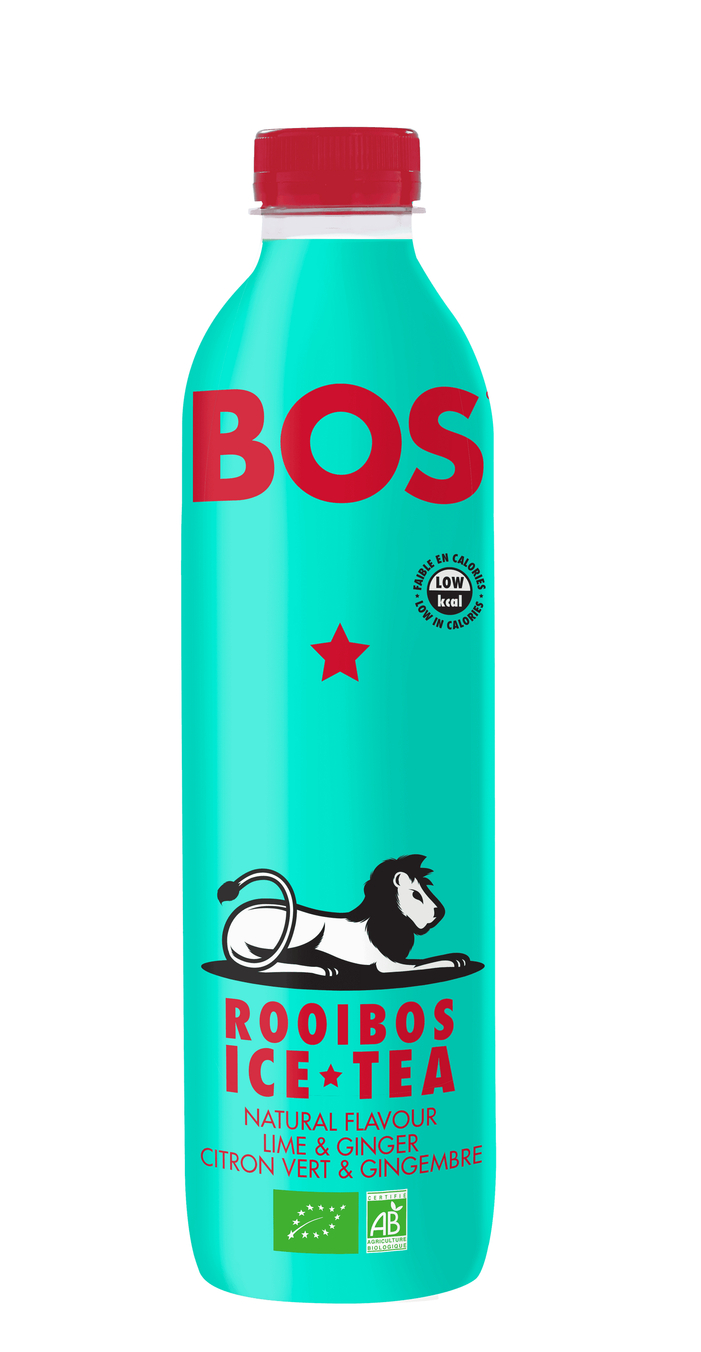 6 x BOS Ice Tea Lime&Ginger - 1000ml
