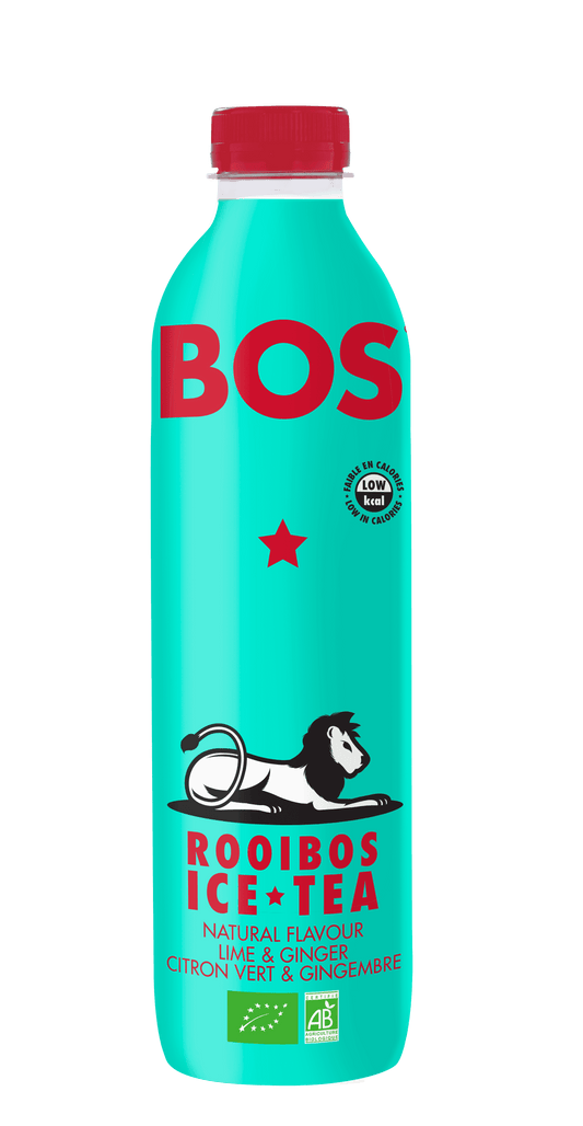 6 x BOS Ice Tea Lime&Ginger - 1000ml