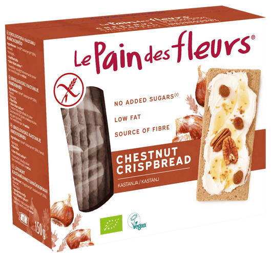 6 x Le Pain Des Fleurs Org Chestnut Flour GF Crispbread - 150g