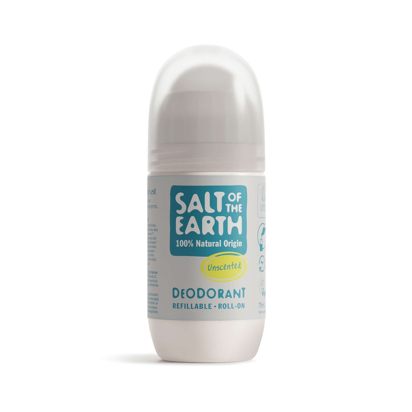 Salt of the Earth Deo Rollon - Unscented - 75ml