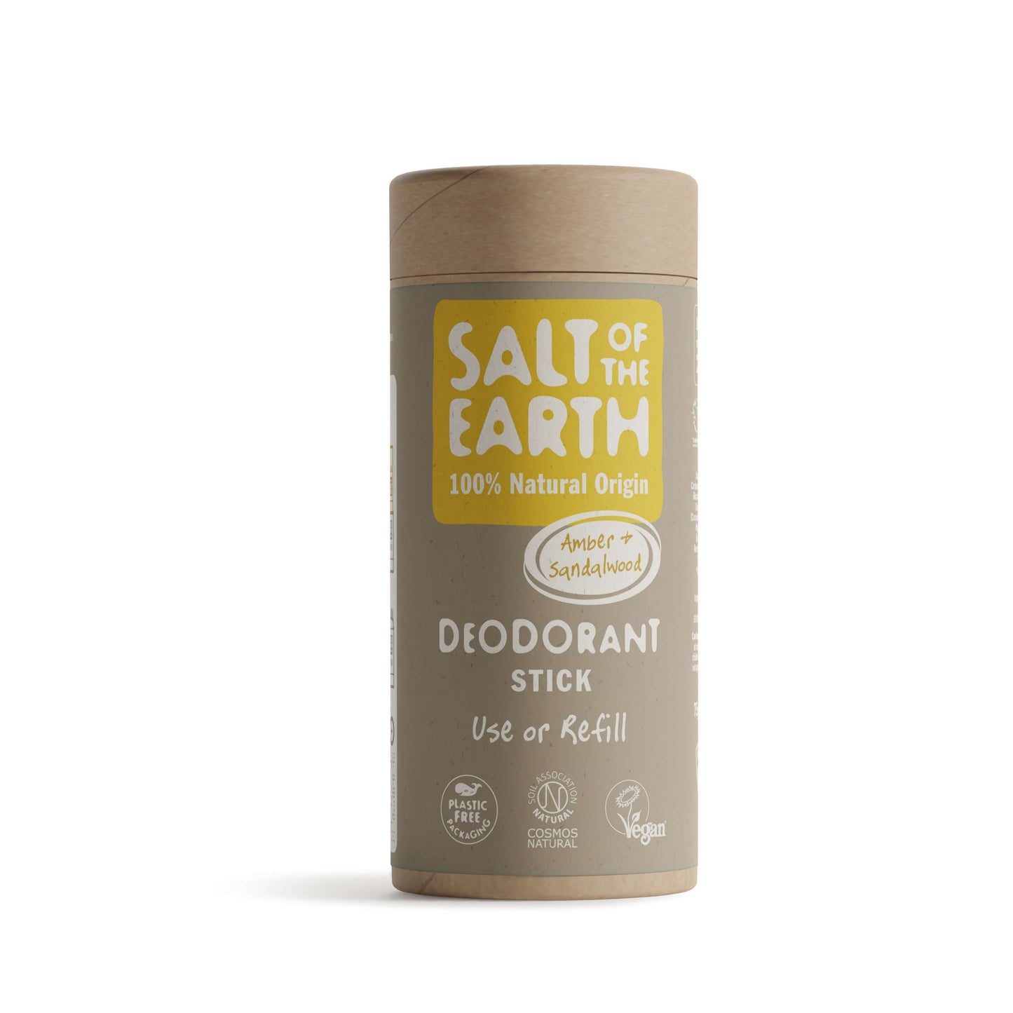 Salt of the Earth Deo Stick Refill Amber Sandalwood - 75g
