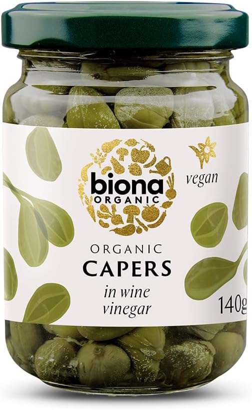 Biona Capers in wine vinegar Organic - 140g