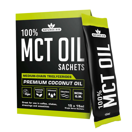 Natures Aid 100% MCT Oil Sachets x15 - 15ml