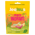 10 x Jealous Sweets Tangy Worms   Share Bag - 125g