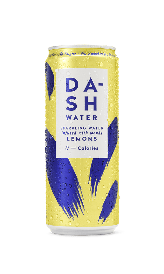 12 x Dash Water Sparkling Lemon - 330ml