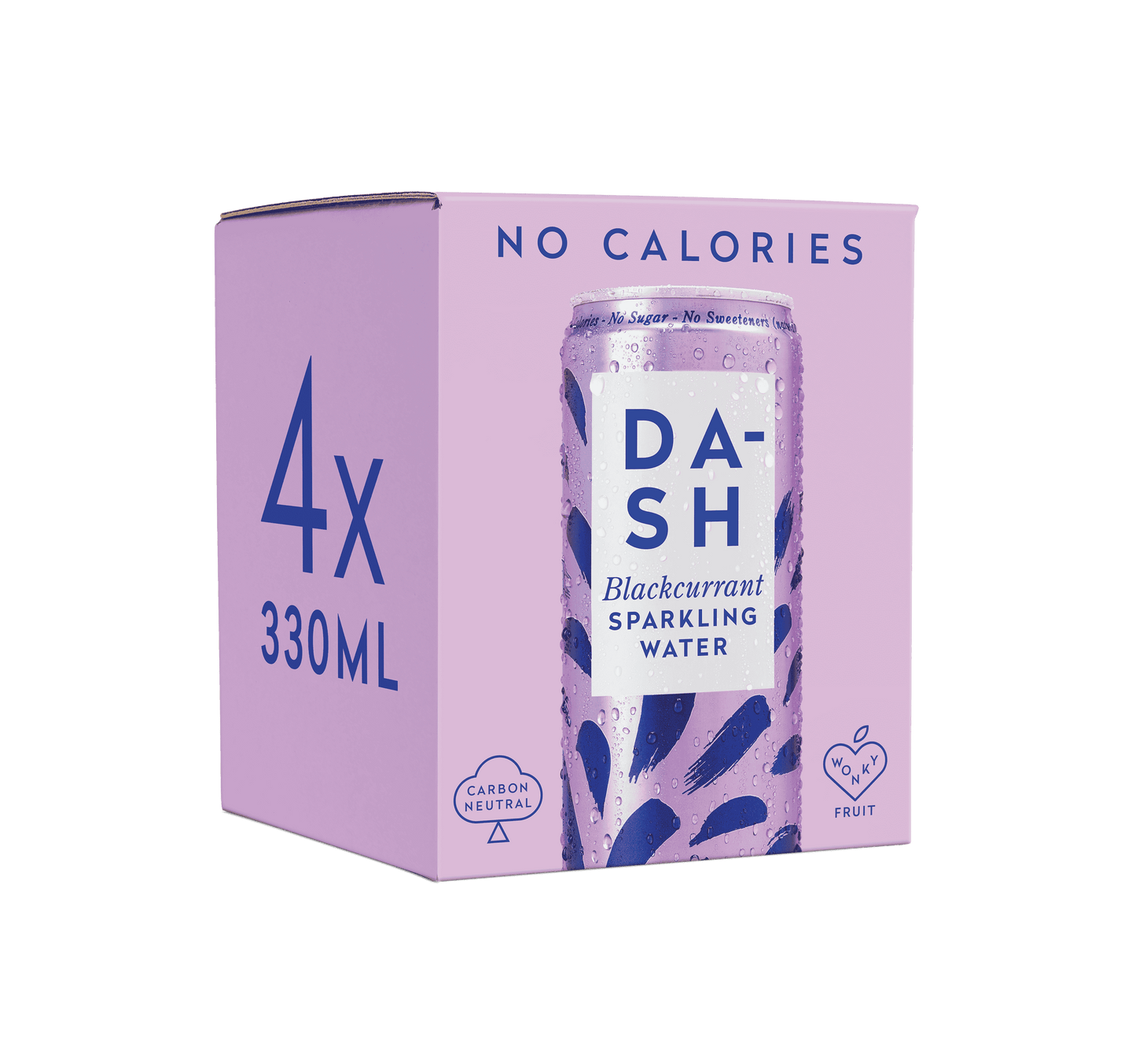 6 x Dash Water Sparkling Blackcurrant Multipack - 4x330ml