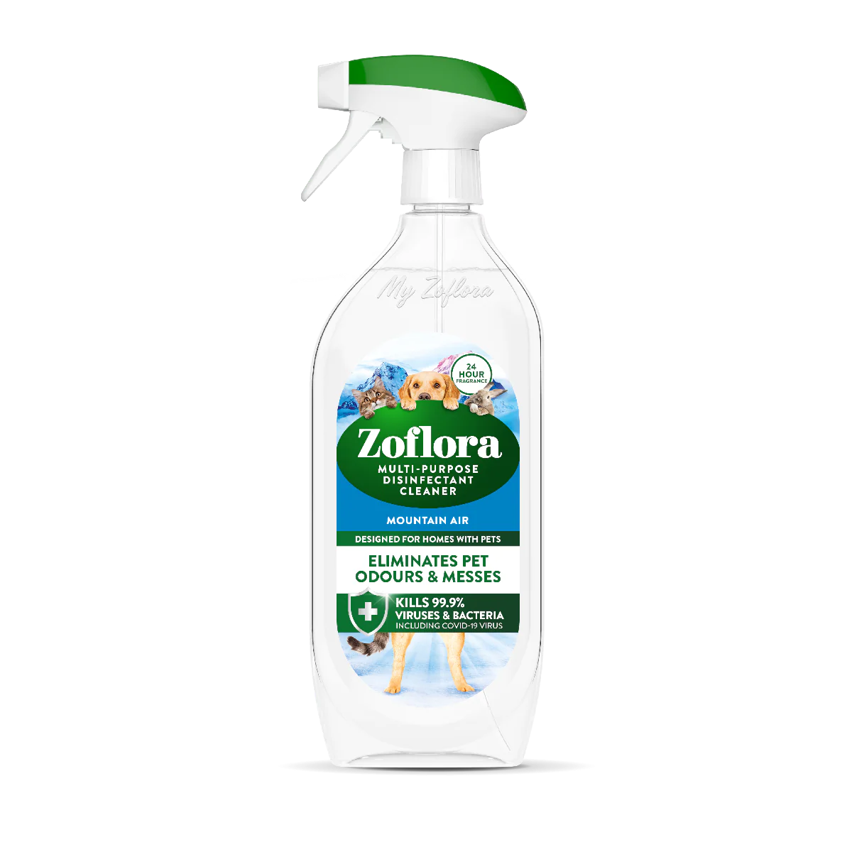 8 x Zoflora Multi Purpose Cleaner Mountain Air - 800ML