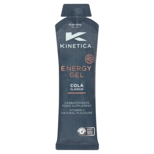 24 x Kinetica Energy Gel Cola Flavour 70ml